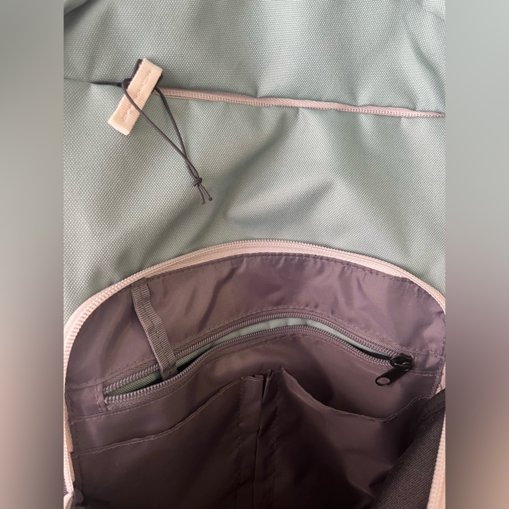 Spacious Green Gray Backpack - Picture 4 of 10